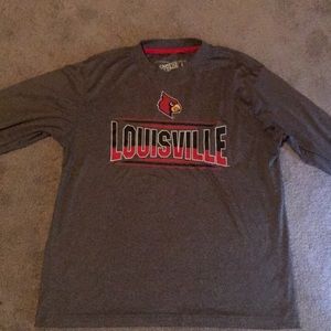 Gray Louisville Cardinals longsleeve shirt